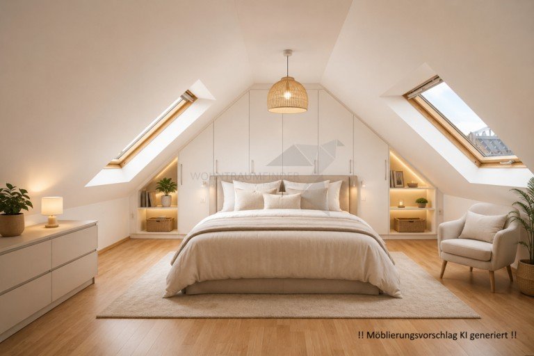 Vorschlag Schlafzimmer Chemnitz / Zentrum Maisonettewohnung !! CITY-Wohnen !! Romantische 3-Raum-Maisonette-Whg. nahe des Chemnitzer Br�hl