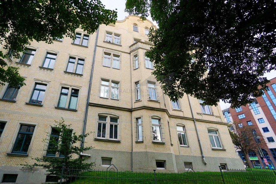 Objektansicht H�bschmannstra�e Dachgeschosswohnung Chemnitz / Ka�berg