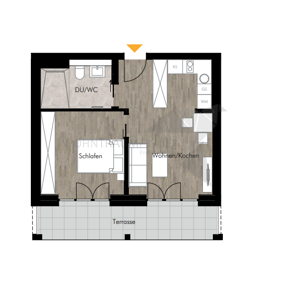 Grundriss WE 07 Erdgeschosswohnung Chemnitz