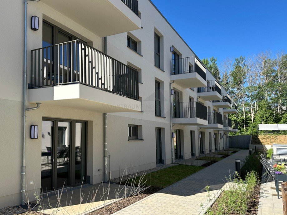 Terrassen und Balkone Erdgeschosswohnung Chemnitz