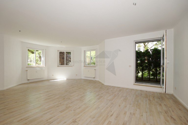 Wohnzimmer Zwickau / P�lbitz Erdgeschosswohnung Ger�umige 3-Raum-Terrassenwohnung mit Au�enverschattung an allen Fenstern