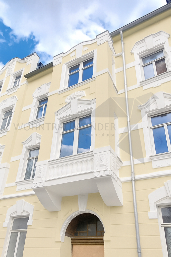 Sanierungsvorschlag (KI generiert) Mehrfamilienhaus Chemnitz / Gablenz