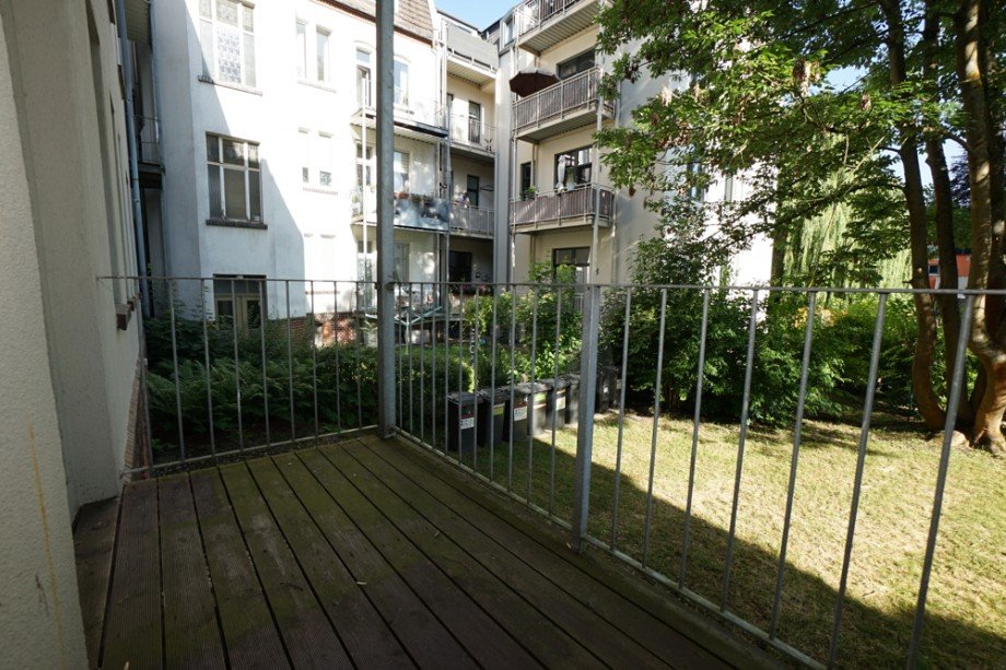 Balkon Erdgeschosswohnung Zwickau