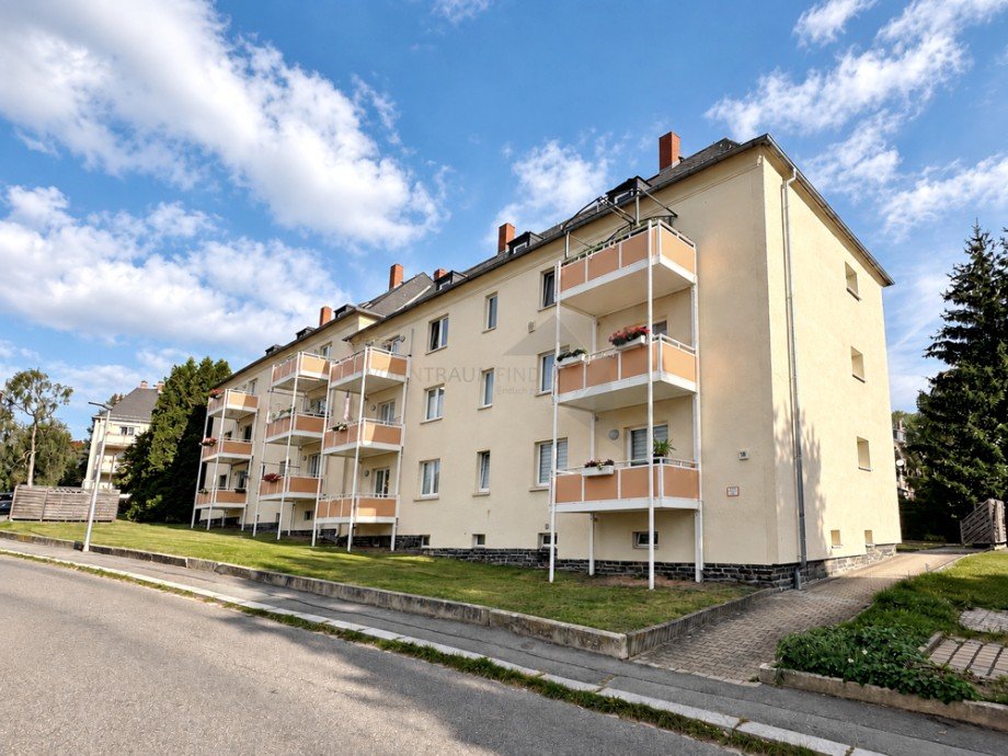 Objektansicht Stra�enseite Erdgeschosswohnung Chemnitz