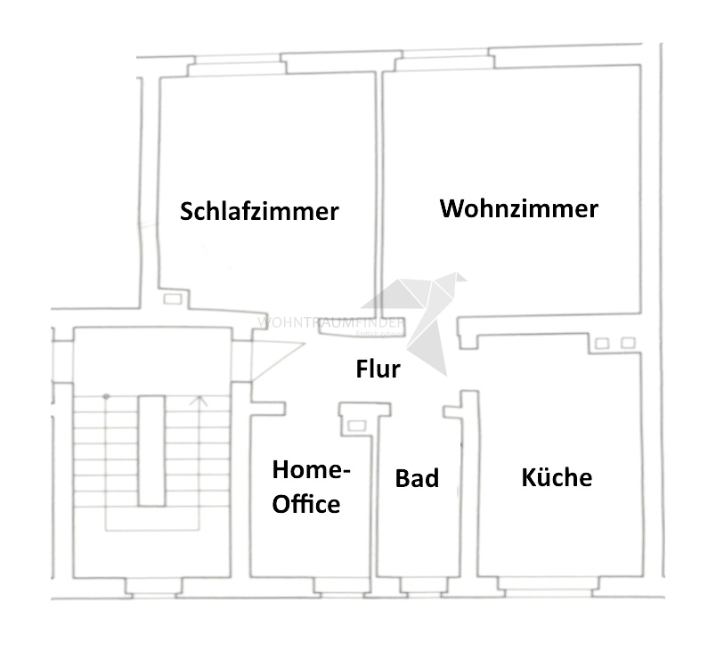 Grundriss Etagenwohnung Chemnitz