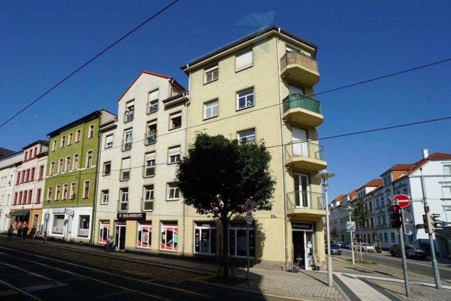 Stra�enansicht Etagenwohnung Zwickau