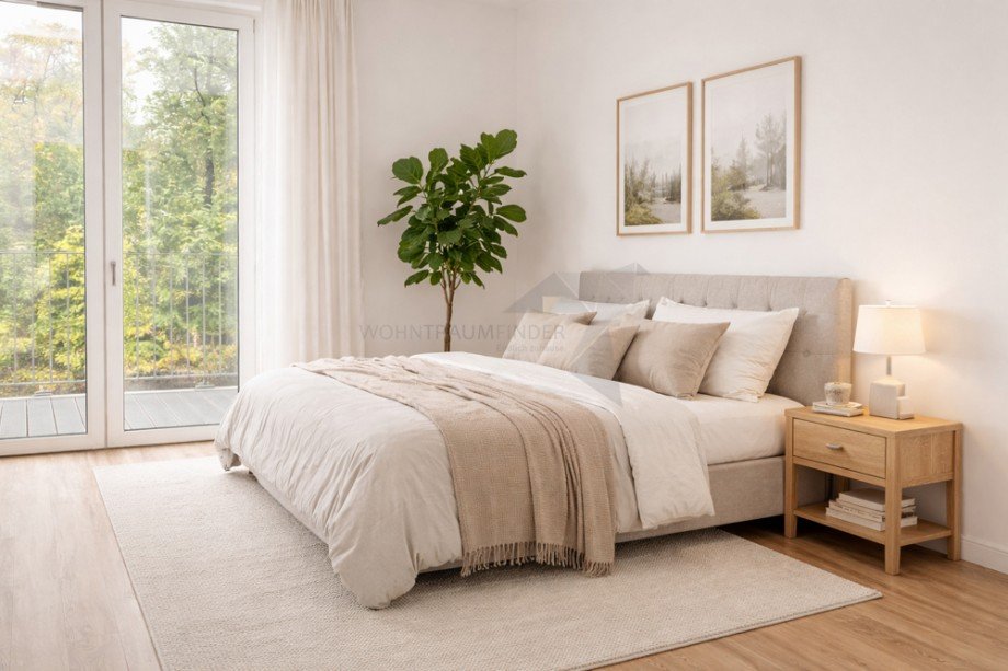 Visualisierung_4Zi Schlafen Etagenwohnung Chemnitz