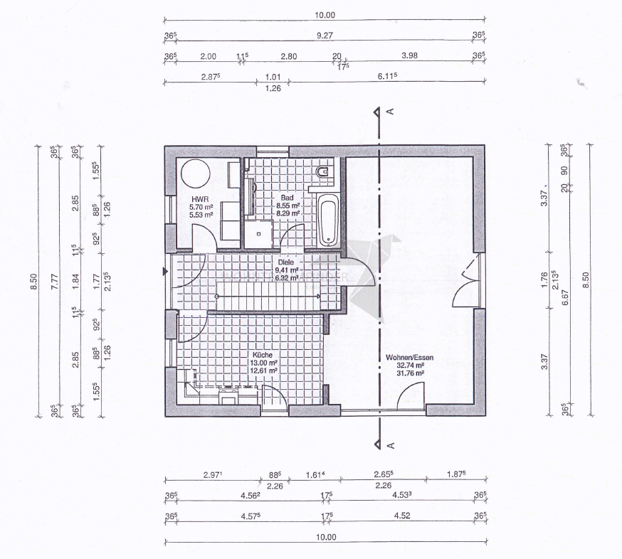 Grundriss EG Einfamilienhaus Limbach-Oberfrohna