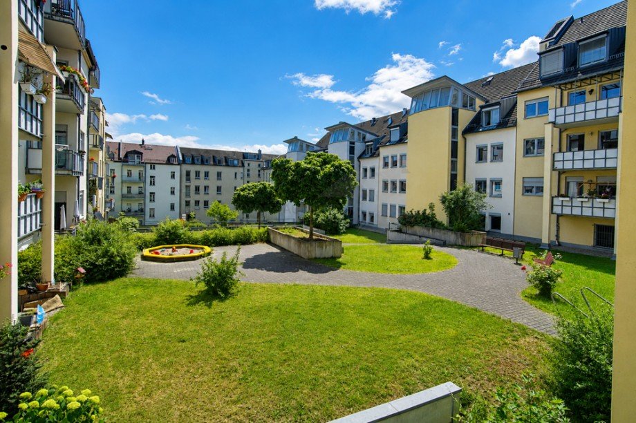 Innenhof Dachgeschosswohnung Chemnitz