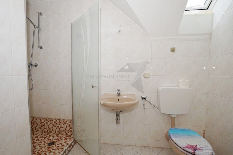 Badezimmer Obergeschoss Maisonettewohnung Chemnitz