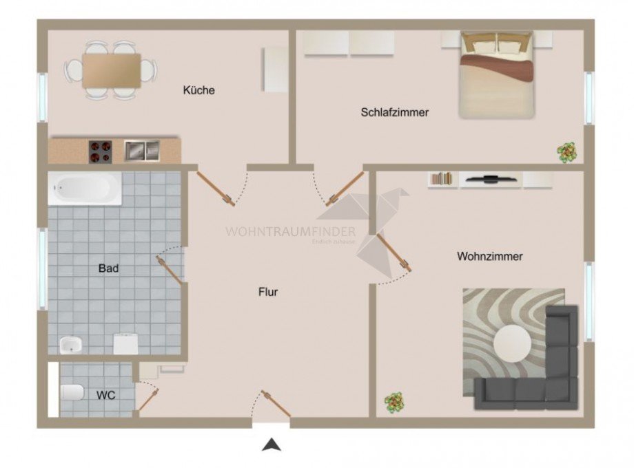 Grundriss Etagenwohnung Chemnitz