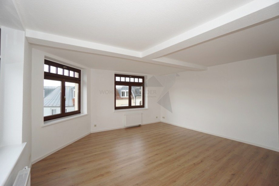 Wohn- u. Schlafzimmer Dachgeschosswohnung Zwickau