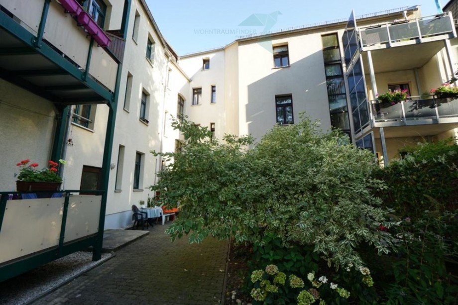 Hinterhof Etagenwohnung Zwickau