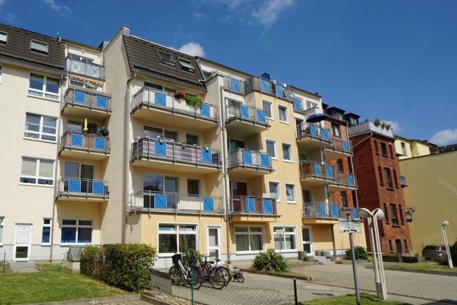 R�ckansicht Etagenwohnung Zwickau