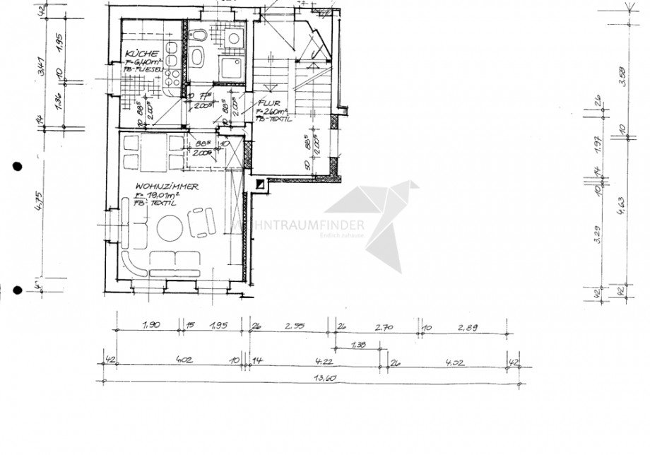 Grundriss Erdgeschosswohnung Zwickau