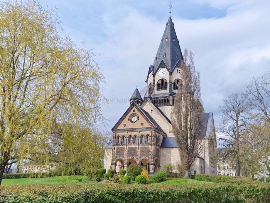 Ansicht Lutherkirche Erdgeschosswohnung Chemnitz