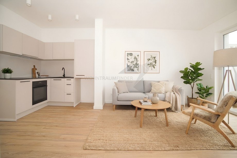 Visualiserung_2Z Wohn-Koch-Essbereich Erdgeschosswohnung Chemnitz
