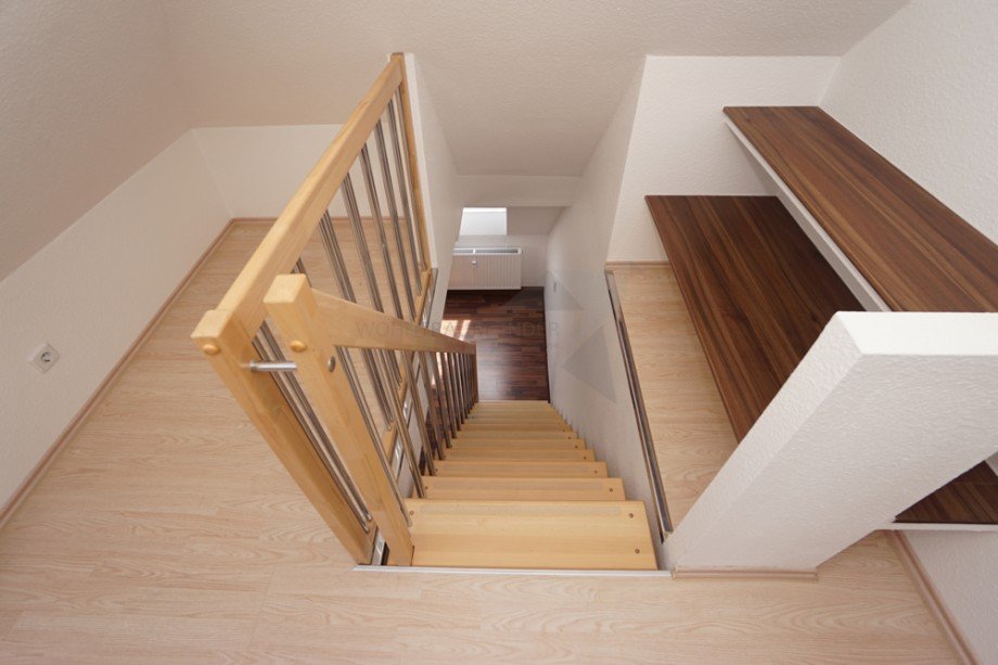 Detail Treppe Maisonettewohnung Penig