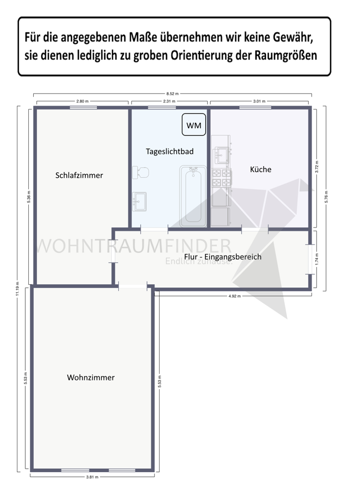 Grundriss DG rechts - D22 Dachgeschosswohnung Chemnitz / Schlo�chemnitz