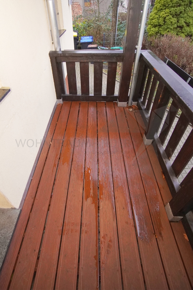 Balkon Erdgeschosswohnung Chemnitz / Sch�nau
