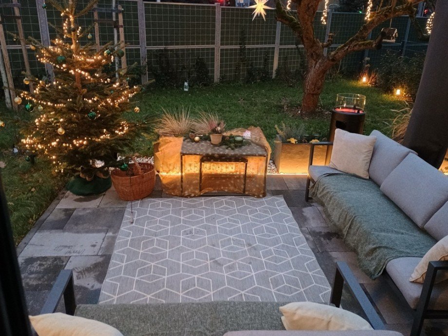 Terrasse Doppelhaush�lfte Chemnitz