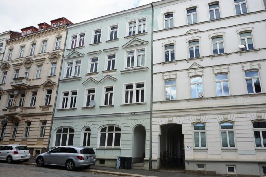 Au�enansicht Dachgeschosswohnung Zwickau