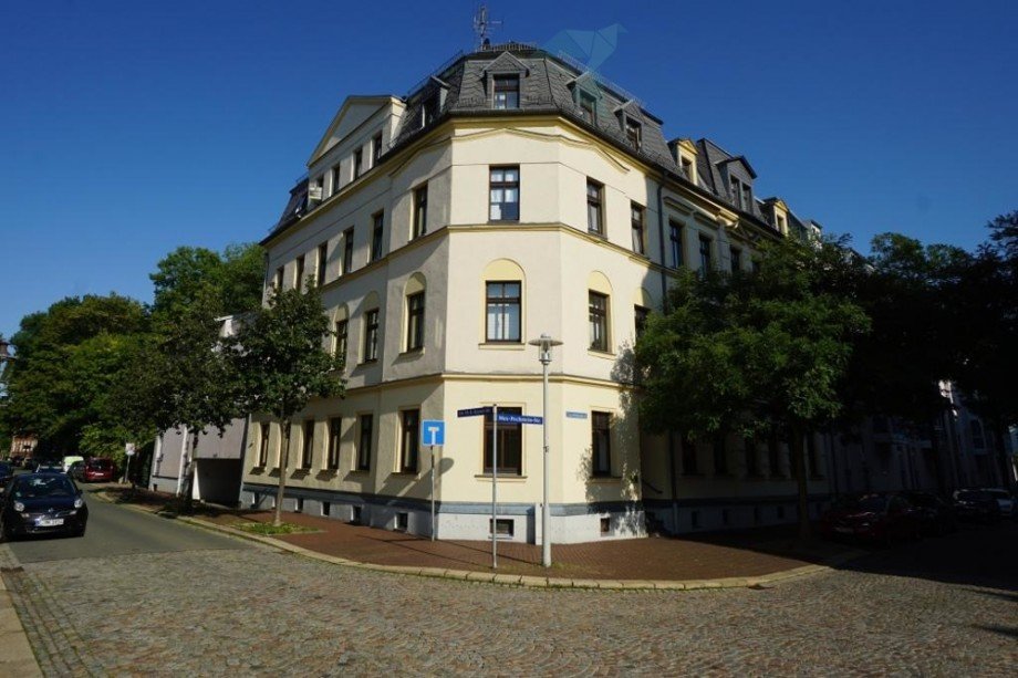 Stra�enansicht Etagenwohnung Zwickau