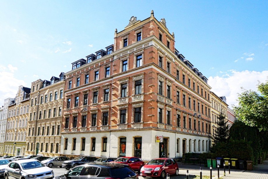 Au�enansicht Erdgeschosswohnung Chemnitz