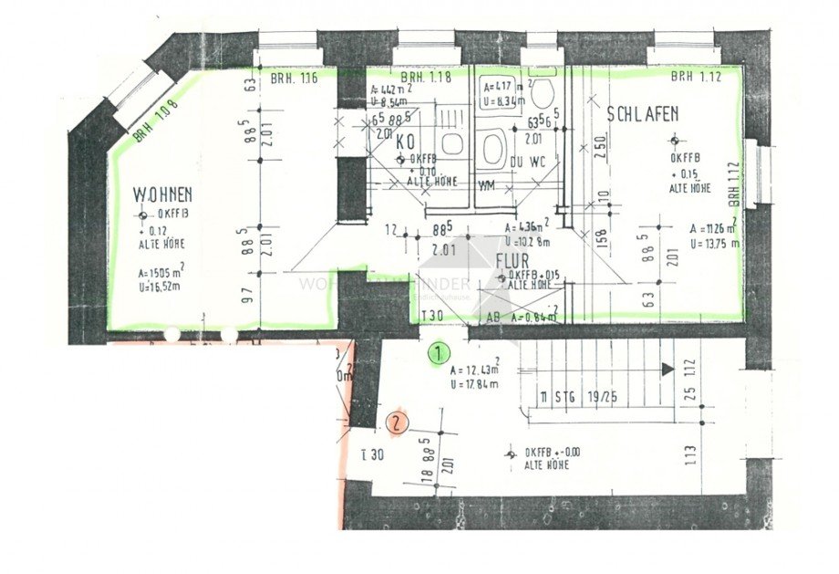 Grundriss �hnlich Etagenwohnung Meerane